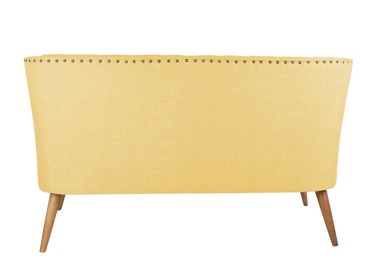 Canapea fixă 2 locuri Lamont, Diverse culori, 140x74x80 cm - Galben | SKU: 558ZEN1237 | Canapea fixă 2 locuri Lamont, 140x74x80 cm, varianta Galben, produs pentru amenajarea locuinței, disponibil online în România la CasaMob