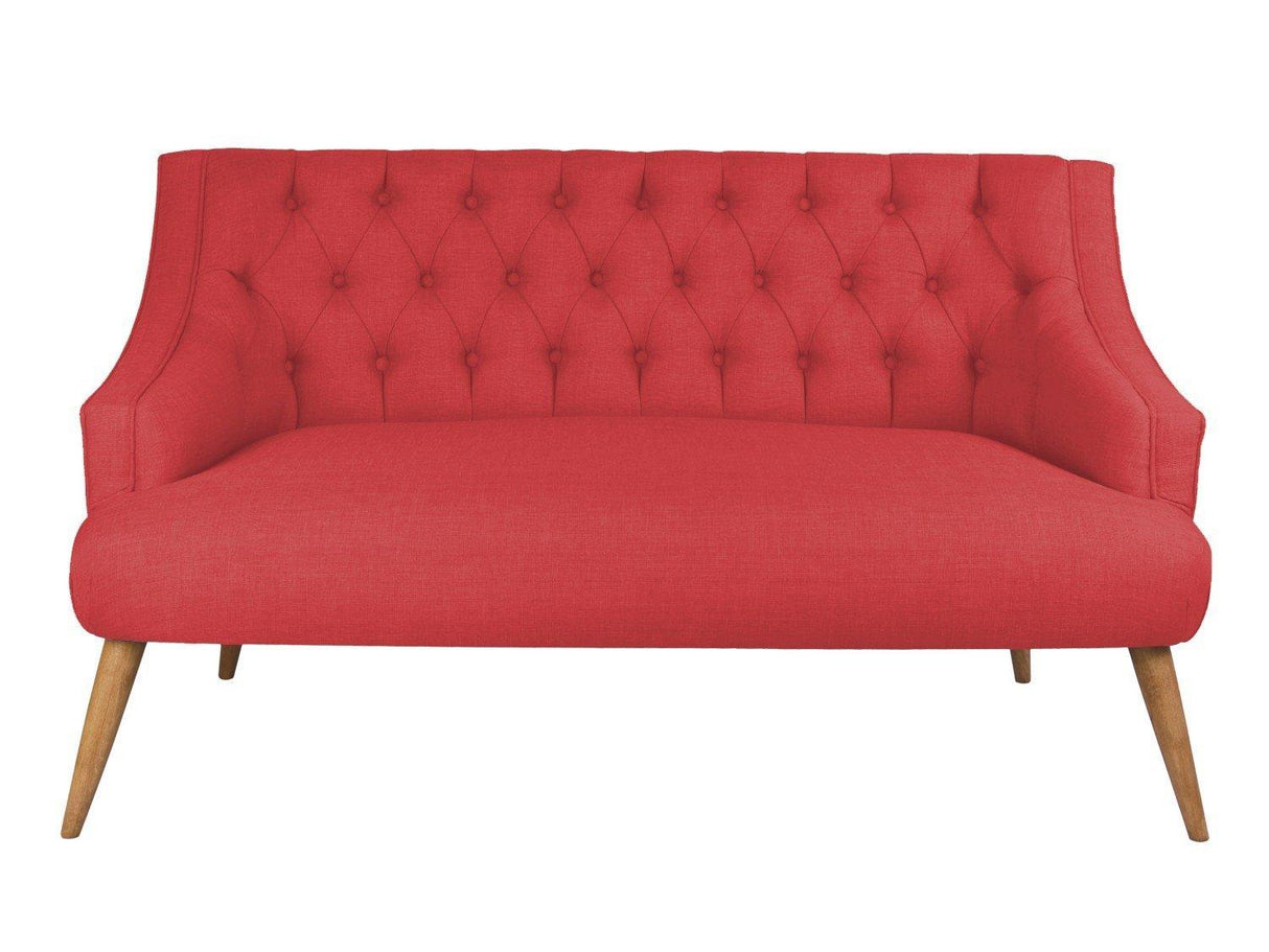 Canapea fixă 2 locuri Lamont, Diverse culori, 140x74x80 cm - Roșu cărămiziu | SKU: 558ZEN1239 | Canapea fixă 2 locuri Lamont, 140x74x80 cm, varianta Roșu cărămiziu, produs pentru amenajarea locuinței, disponibil online în România la CasaMob