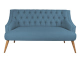 Canapea fixă 2 locuri Lamont, Diverse culori, 140x74x80 cm - Night blue | SKU: 558ZEN1238 | Canapea fixă 2 locuri Lamont, 140x74x80 cm, varianta Night blue, produs pentru amenajarea locuinței, disponibil online în România la CasaMob