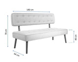 Canapea fixă 2 locuri Westwood Loveseat, Diverse culori, 140x64x78 cm - Indigo blue | SKU: 558ZEN1243 | Canapea fixă 2 locuri Westwood Loveseat, 140x64x78 cm, varianta Indigo blue, produs pentru amenajarea locuinței, disponibil online în România la CasaMob