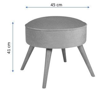 Taburet Boyce, Diverse culori, Diverse dimensiuni - Turcoaz - 45x45x41 cm | SKU: 558ZEN1317 | Taburet Boyce, varianta Turcoaz - 45x45x41 cm, produs pentru amenajarea locuinței, disponibil online în România la CasaMob