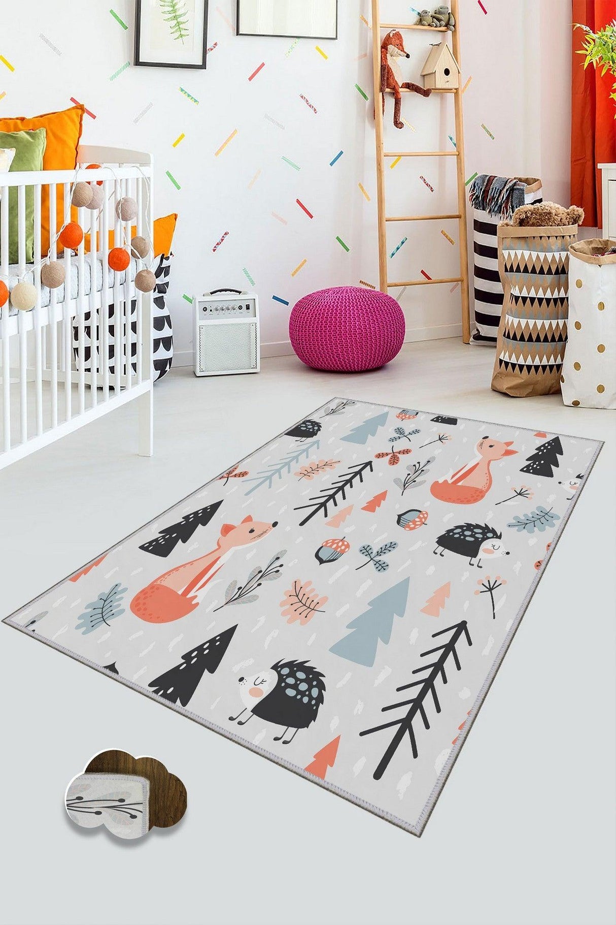 Covor de Copii Red Fox, Multicolor (diverse dimensiuni) - 80 x 120, SKU 559HFT1591