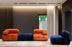 Taburet Bubble Pouffe - Velvet Blue, Albastru, 95x65x45 cm, SKU 560ARE1435, imagine 2