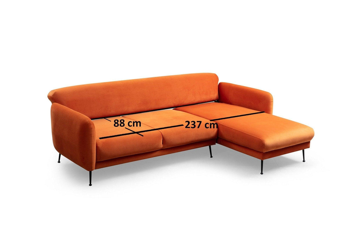 Canapea extensibilă Sevilla, Colț, Dreapta, Multicolor, 270x170x85 cm
