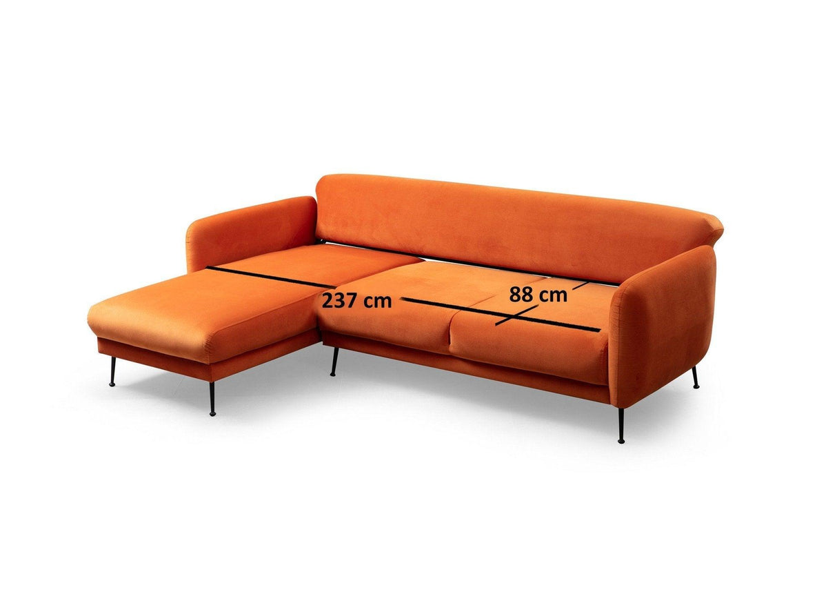 Canapea extensibilă Sevilla, Colț, Stânga, Multicolor, 270x170x85 cm