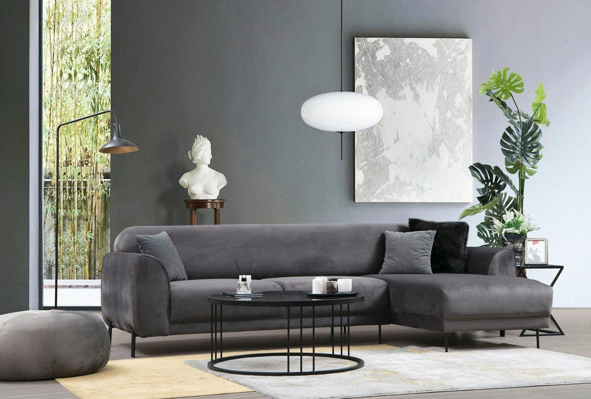Canapea extensibilă de colț Image, Dreapta, Diverse culori, 287x169x85 cm - Gri închis | SKU: 560ARE1143 | Canapea extensibilă de colț Image, Dreapta, 287x169x85 cm, varianta Gri închis, produs pentru amenajarea locuinței, disponibil online în România la CasaMob