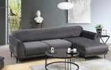 Canapea extensibilă de colț Image, Dreapta, Diverse culori, 287x169x85 cm - Gri închis | SKU: 560ARE1143 | Canapea extensibilă de colț Image, Dreapta, 287x169x85 cm, varianta Gri închis, produs pentru amenajarea locuinței, disponibil online în România la CasaMob