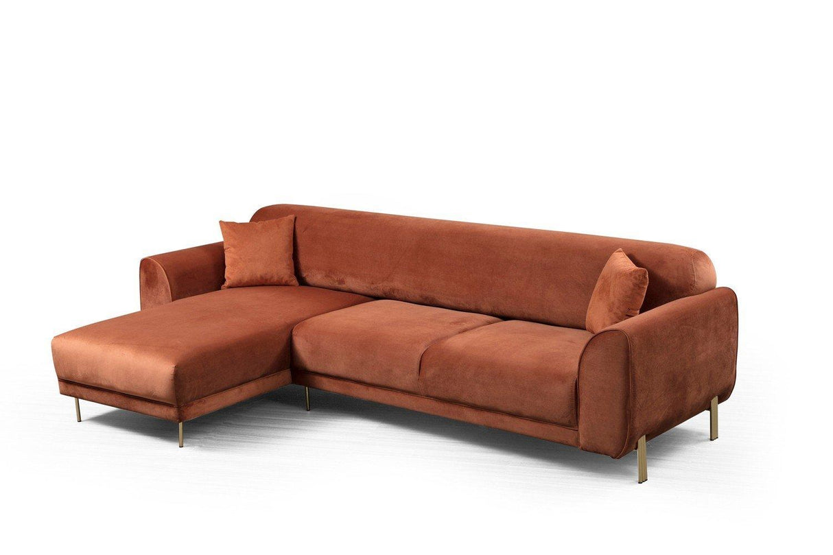 Canapea extensibilă de colț Image, Stânga, Diverse culori, 287x169x85 cm - Maro | SKU: 560ARE1146 | Canapea extensibilă de colț Image, Stânga, 287x169x85 cm, varianta Maro, produs pentru amenajarea locuinței, disponibil online în România la CasaMob