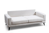 Canapea Fixa cu 3 Locuri Biutiful, 210 x 85 x 90 cm - Bej, SKU 560ARE1307