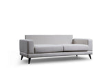 Canapea Fixa cu 3 Locuri Biutiful, 210 x 85 x 90 cm - Bej, SKU 560ARE1307