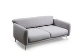 Canapea Fixa cu 3 Locuri Sevilla, 214 x 85 x 98 cm - Gri, SKU 560ARE1311