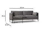 Canapea fixă Sino, Gri, Diverse configurații, Diverse dimensiuni - 58x31x15 cm - 2 bucăți | SKU: 560ARE1313 | Canapea fixă Sino, Gri, varianta 58x31x15 cm - 2 bucăți, produs pentru amenajarea locuinței, disponibil online în România la CasaMob