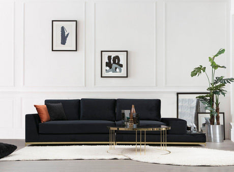 Canapea Fixa cu 4 Locuri Line, 320 x 84 x 102 cm