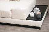 Canapea Fixa cu 4 Locuri Line, 320 x 84 x 102 cm - Bej, SKU 560ARE1315