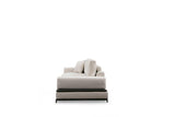 Canapea Fixa cu 4 Locuri Line, 320 x 84 x 102 cm - Bej, SKU 560ARE1315