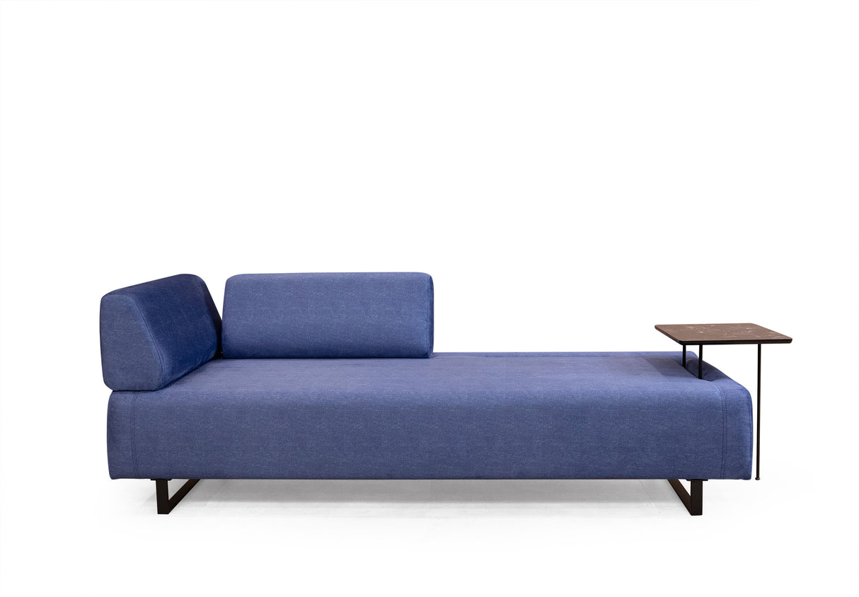 Canapea extensibilă 3 locuri Infinity, Cu măsuță laterală, Diverse culori, 90x66x80 cm - Albastru | SKU: 560ARE1322 | Canapea extensibilă 3 locuri Infinity, Cu măsuță laterală, 90x66x80 cm, varianta Albastru, produs pentru amenajarea locuinței, disponibil online în România la CasaMob