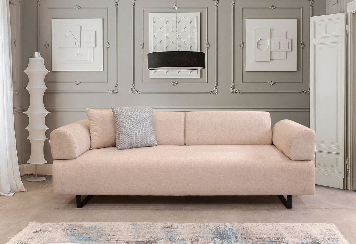 Canapea extensibilă 3 locuri Infinity, Diverse culori, 90x66x80 cm - Bej | SKU: 560ARE1325 | Canapea extensibilă 3 locuri Infinity, 90x66x80 cm, varianta Bej, produs pentru amenajarea locuinței, disponibil online în România la CasaMob