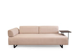 Canapea extensibilă 3 locuri Infinity, Cu măsuță laterală, Diverse culori, 90x66x80 cm - Bej | SKU: 560ARE1326 | Canapea extensibilă 3 locuri Infinity, Cu măsuță laterală, 90x66x80 cm, varianta Bej, produs pentru amenajarea locuinței, disponibil online în România la CasaMob