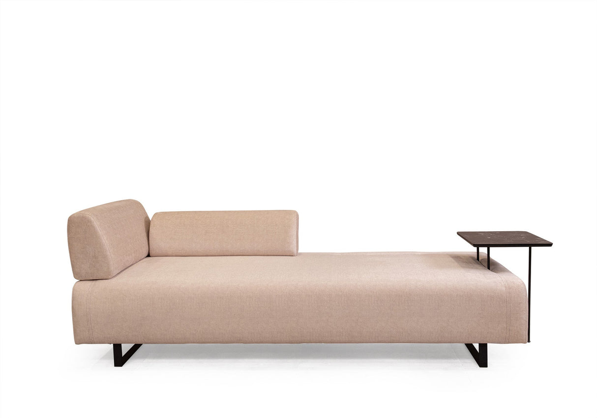 Canapea extensibilă 3 locuri Infinity, Cu măsuță laterală, Diverse culori, 90x66x80 cm - Bej | SKU: 560ARE1326 | Canapea extensibilă 3 locuri Infinity, Cu măsuță laterală, 90x66x80 cm, varianta Bej, produs pentru amenajarea locuinței, disponibil online în România la CasaMob