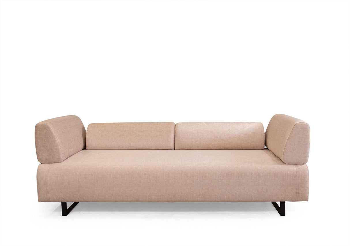 Canapea extensibilă 3 locuri Infinity, Cu măsuță laterală, Diverse culori, 90x66x80 cm - Bej | SKU: 560ARE1326 | Canapea extensibilă 3 locuri Infinity, Cu măsuță laterală, 90x66x80 cm, varianta Bej, produs pentru amenajarea locuinței, disponibil online în România la CasaMob