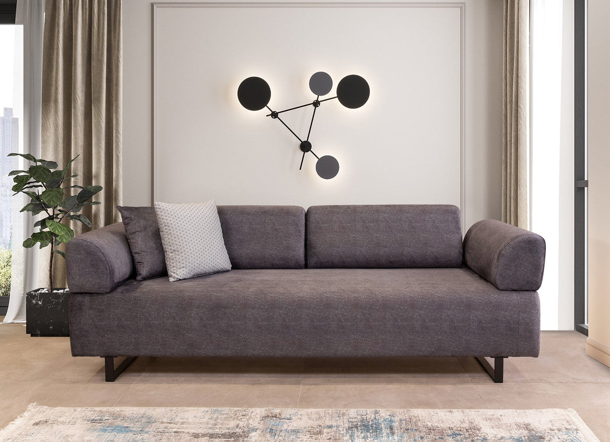 Canapea extensibilă 3 locuri Infinity, Diverse culori, 90x66x80 cm - Antracit | SKU: 560ARE1327 | Canapea extensibilă 3 locuri Infinity, 90x66x80 cm, varianta Antracit, produs pentru amenajarea locuinței, disponibil online în România la CasaMob