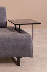 Canapea extensibilă 3 locuri Infinity, Cu măsuță laterală, Diverse culori, 90x66x80 cm - Antracit | SKU: 560ARE1328 | Canapea extensibilă 3 locuri Infinity, Cu măsuță laterală, 90x66x80 cm, varianta Antracit, produs pentru amenajarea locuinței, disponibil online în România la CasaMob