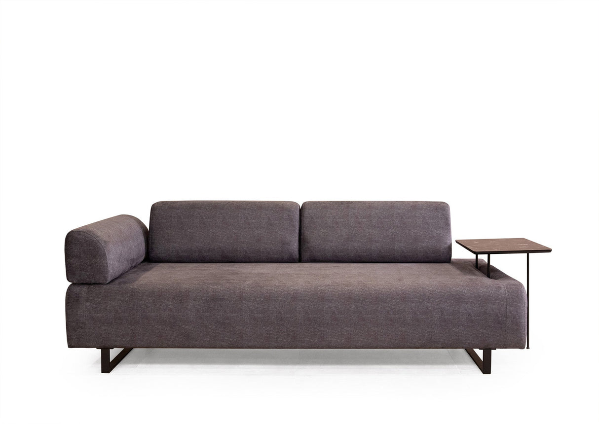 Canapea extensibilă 3 locuri Infinity, Cu măsuță laterală, Diverse culori, 90x66x80 cm - Antracit | SKU: 560ARE1328 | Canapea extensibilă 3 locuri Infinity, Cu măsuță laterală, 90x66x80 cm, varianta Antracit, produs pentru amenajarea locuinței, disponibil online în România la CasaMob