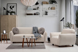Canapea fixă 3 locuri Eddy, Diverse culori, Diverse dimensiuni - Crem - 83x62x86 cm | SKU: 560ARE1329 | Canapea fixă 3 locuri Eddy, varianta Crem - 83x62x86 cm, produs pentru amenajarea locuinței, disponibil online în România la CasaMob