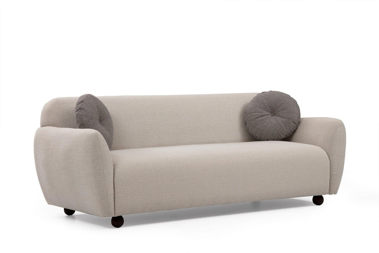 Canapea fixă 3 locuri Eddy, Diverse culori, Diverse dimensiuni - Crem - 83x62x86 cm | SKU: 560ARE1329 | Canapea fixă 3 locuri Eddy, varianta Crem - 83x62x86 cm, produs pentru amenajarea locuinței, disponibil online în România la CasaMob
