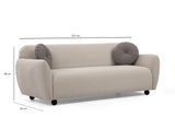 Canapea fixă 3 locuri Eddy, Diverse culori, Diverse dimensiuni - Crem - 83x62x86 cm | SKU: 560ARE1329 | Canapea fixă 3 locuri Eddy, varianta Crem - 83x62x86 cm, produs pentru amenajarea locuinței, disponibil online în România la CasaMob