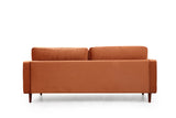 Canapea fixă Rome, Diverse culori, Diverse configurații, Ø10x70 cm - Portocaliu - 3 locuri | SKU: 560ARE1332 | Canapea fixă Rome, Ø10x70 cm, varianta Portocaliu - 3 locuri, produs pentru amenajarea locuinței, disponibil online în România la CasaMob