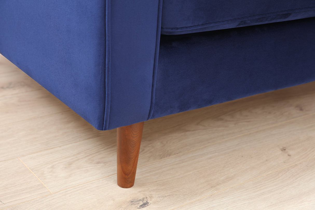 Canapea fixă Rome, Diverse culori, Diverse configurații, Ø10x70 cm - Bleumarin - 3 locuri | SKU: 560ARE1333 | Canapea fixă Rome, Ø10x70 cm, varianta Bleumarin - 3 locuri, produs pentru amenajarea locuinței, disponibil online în România la CasaMob