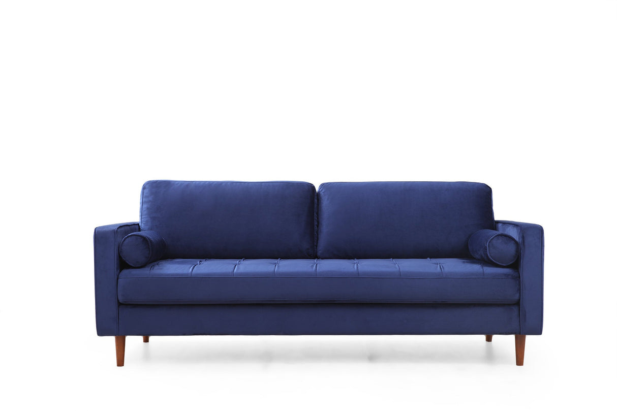 Canapea fixă Rome, Diverse culori, Diverse configurații, Ø10x70 cm - Bleumarin - 3 locuri | SKU: 560ARE1333 | Canapea fixă Rome, Ø10x70 cm, varianta Bleumarin - 3 locuri, produs pentru amenajarea locuinței, disponibil online în România la CasaMob