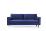 Canapea fixă Rome, Diverse culori, Diverse configurații, Ø10x70 cm - Bleumarin - 3 locuri | SKU: 560ARE1333 | Canapea fixă Rome, Ø10x70 cm, varianta Bleumarin - 3 locuri, produs pentru amenajarea locuinței, disponibil online în România la CasaMob