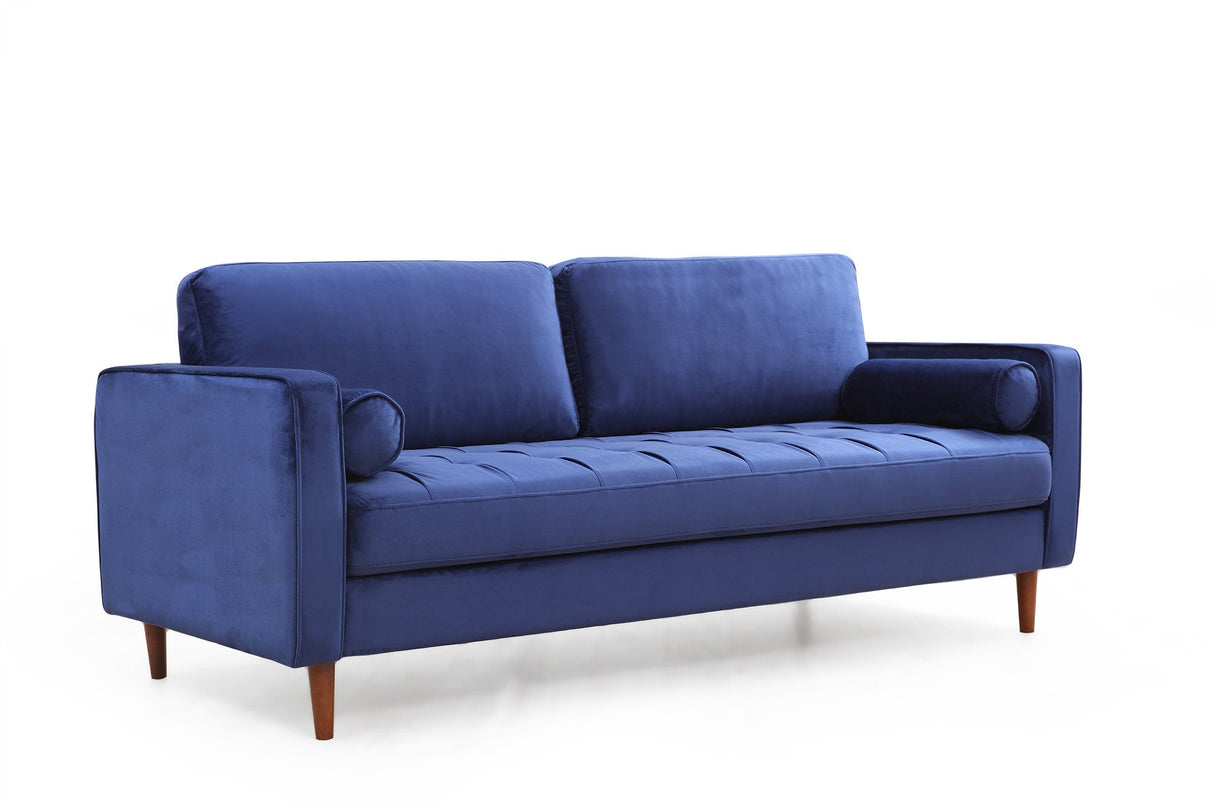 Canapea fixă Rome, Diverse culori, Diverse configurații, Ø10x70 cm - Bleumarin - 3 locuri | SKU: 560ARE1333 | Canapea fixă Rome, Ø10x70 cm, varianta Bleumarin - 3 locuri, produs pentru amenajarea locuinței, disponibil online în România la CasaMob