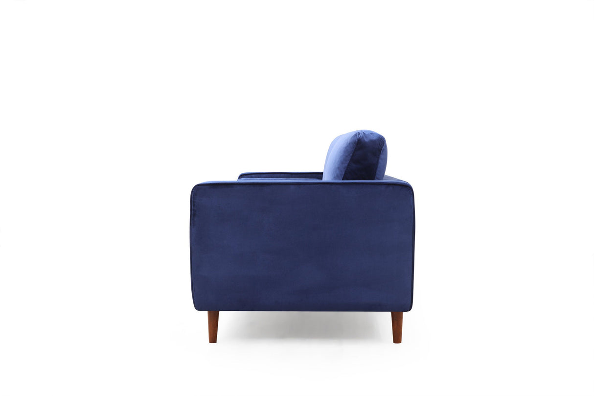 Canapea fixă Rome, Diverse culori, Diverse configurații, Ø10x70 cm - Bleumarin - 3 locuri | SKU: 560ARE1333 | Canapea fixă Rome, Ø10x70 cm, varianta Bleumarin - 3 locuri, produs pentru amenajarea locuinței, disponibil online în România la CasaMob