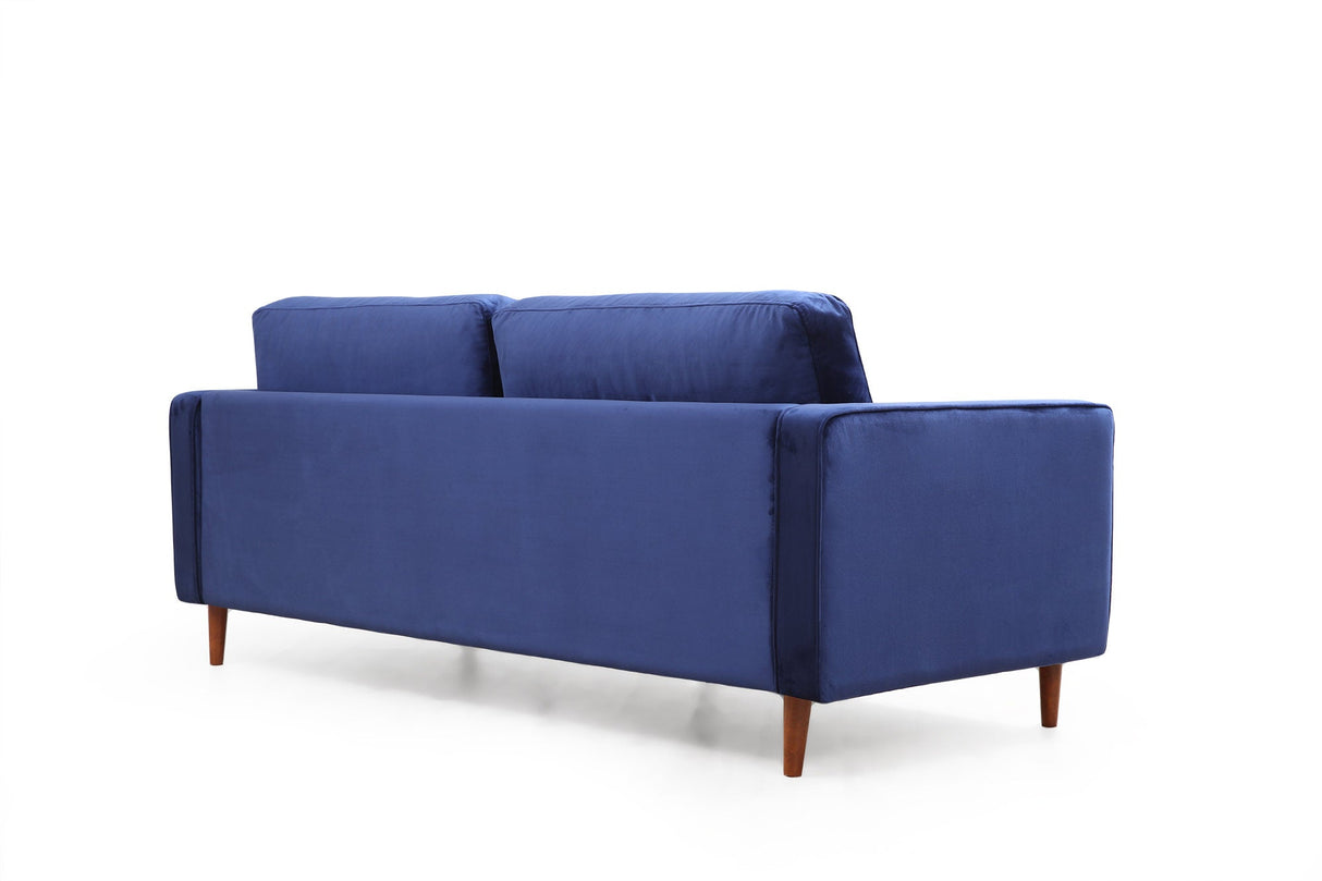 Canapea fixă Rome, Diverse culori, Diverse configurații, Ø10x70 cm - Bleumarin - 3 locuri | SKU: 560ARE1333 | Canapea fixă Rome, Ø10x70 cm, varianta Bleumarin - 3 locuri, produs pentru amenajarea locuinței, disponibil online în România la CasaMob