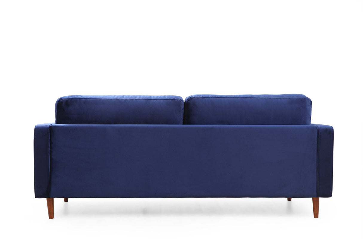 Canapea fixă Rome, Diverse culori, Diverse configurații, Ø10x70 cm - Bleumarin - 3 locuri | SKU: 560ARE1333 | Canapea fixă Rome, Ø10x70 cm, varianta Bleumarin - 3 locuri, produs pentru amenajarea locuinței, disponibil online în România la CasaMob