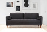Canapea fixă Rome, Diverse culori, Diverse configurații, Ø10x70 cm - Negru - Stejar - 3 locuri | SKU: 560ARE1334 | Canapea fixă Rome, Ø10x70 cm, varianta Negru - Stejar - 3 locuri, produs pentru amenajarea locuinței, disponibil online în România la CasaMob
