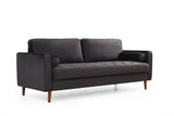Canapea fixă Rome, Diverse culori, Diverse configurații, Ø10x70 cm - Negru - Stejar - 3 locuri | SKU: 560ARE1334 | Canapea fixă Rome, Ø10x70 cm, varianta Negru - Stejar - 3 locuri, produs pentru amenajarea locuinței, disponibil online în România la CasaMob