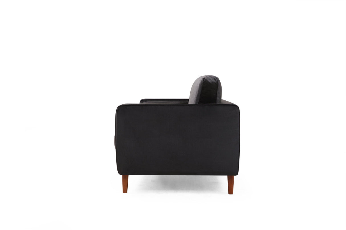 Canapea fixă Rome, Diverse culori, Diverse configurații, Ø10x70 cm - Negru - Stejar - 3 locuri | SKU: 560ARE1334 | Canapea fixă Rome, Ø10x70 cm, varianta Negru - Stejar - 3 locuri, produs pentru amenajarea locuinței, disponibil online în România la CasaMob