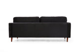 Canapea fixă Rome, Diverse culori, Diverse configurații, Ø10x70 cm - Negru - Stejar - 3 locuri | SKU: 560ARE1334 | Canapea fixă Rome, Ø10x70 cm, varianta Negru - Stejar - 3 locuri, produs pentru amenajarea locuinței, disponibil online în România la CasaMob
