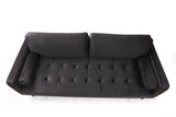 Canapea fixă Rome, Diverse culori, Diverse configurații, Ø10x70 cm - Negru - Stejar - 3 locuri | SKU: 560ARE1334 | Canapea fixă Rome, Ø10x70 cm, varianta Negru - Stejar - 3 locuri, produs pentru amenajarea locuinței, disponibil online în România la CasaMob