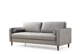 Canapea fixă Rome, Diverse culori, Diverse configurații, Ø10x70 cm - Gri deschis - 3 locuri | SKU: 560ARE1335 | Canapea fixă Rome, Ø10x70 cm, varianta Gri deschis - 3 locuri, produs pentru amenajarea locuinței, disponibil online în România la CasaMob