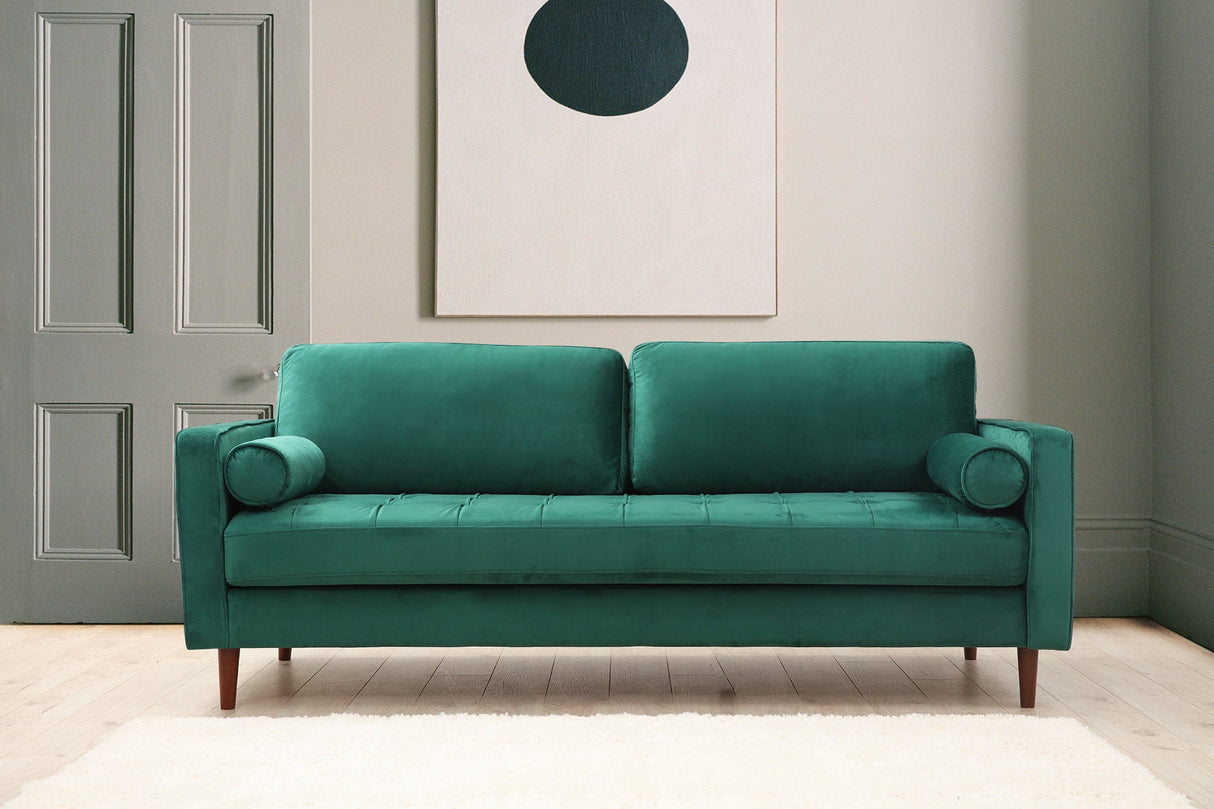 Canapea fixă Rome, Diverse culori, Diverse configurații, Ø10x70 cm - Verde - 3 locuri | SKU: 560ARE1336 | Canapea fixă Rome, Ø10x70 cm, varianta Verde - 3 locuri, produs pentru amenajarea locuinței, disponibil online în România la CasaMob