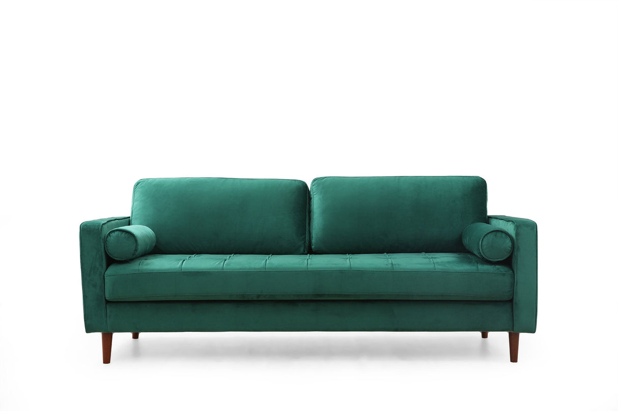 Canapea fixă Rome, Diverse culori, Diverse configurații, Ø10x70 cm - Verde - 3 locuri | SKU: 560ARE1336 | Canapea fixă Rome, Ø10x70 cm, varianta Verde - 3 locuri, produs pentru amenajarea locuinței, disponibil online în România la CasaMob