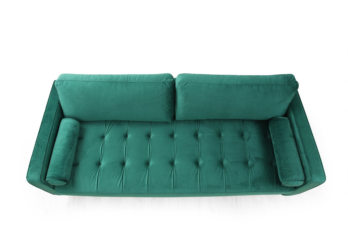 Canapea fixă Rome, Diverse culori, Diverse configurații, Ø10x70 cm - Verde - 3 locuri | SKU: 560ARE1336 | Canapea fixă Rome, Ø10x70 cm, varianta Verde - 3 locuri, produs pentru amenajarea locuinței, disponibil online în România la CasaMob
