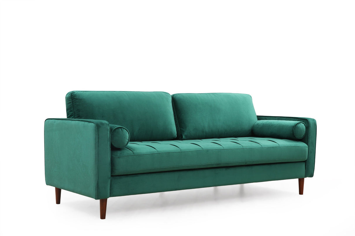 Canapea fixă Rome, Diverse culori, Diverse configurații, Ø10x70 cm - Verde - 3 locuri | SKU: 560ARE1336 | Canapea fixă Rome, Ø10x70 cm, varianta Verde - 3 locuri, produs pentru amenajarea locuinței, disponibil online în România la CasaMob