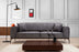 Antracit | SKU: 560ARE1339 | Canapea extensibilă 3 locuri Siesta, Spătar simplu, Antracit, 78x62x92 cm, varianta Antracit, produs pentru amenajarea locuinței, disponibil online în România la CasaMob