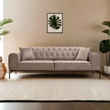 Canapea extensibilă 3 locuri Siesta, Spătar capitonat, Diverse culori, 78x62x92 cm - Crem | SKU: 560ARE1341 | Canapea extensibilă 3 locuri Siesta, Spătar capitonat, 78x62x92 cm, varianta Crem, produs pentru amenajarea locuinței, disponibil online în România la CasaMob